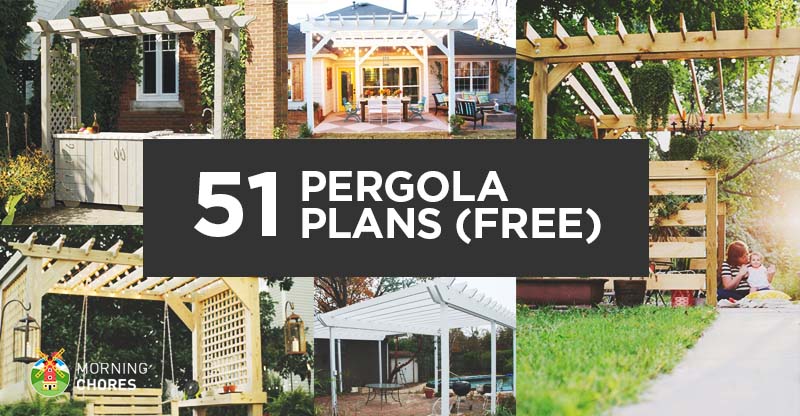 51 DIY Pergola Plans &amp; Ideas You Can Build in Your Garden 
