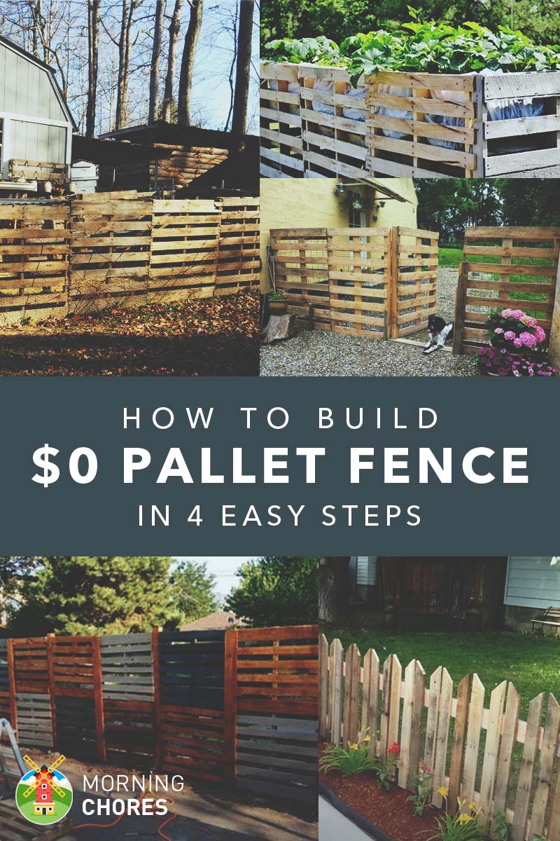 How to Build a Pallet Fence for Almost $0 (and 6 Plans Ideas)