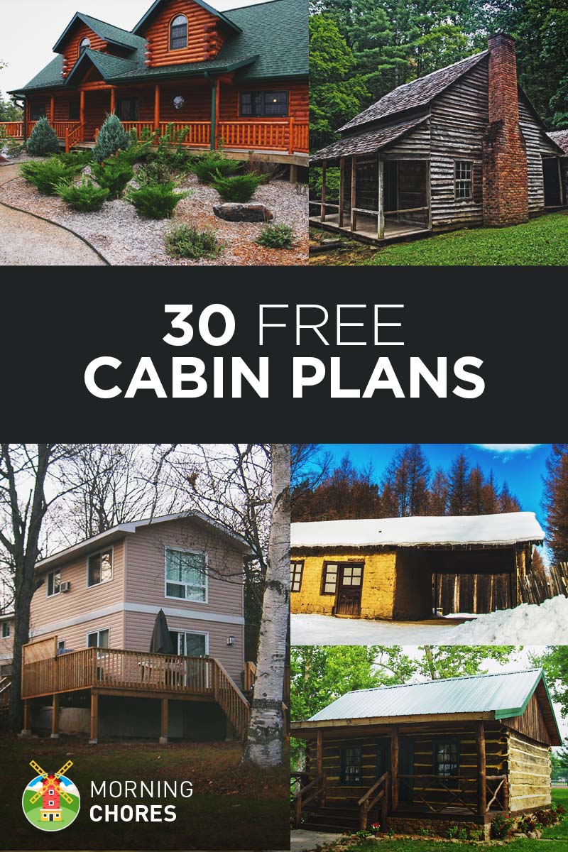 27 Beautiful DIY Cabin Plans You Can Actually Build