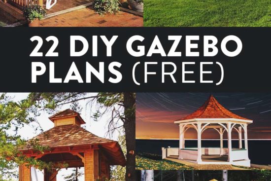 22 Free DIY Gazebo Plans & Ideas with Step-by-Step Tutorials