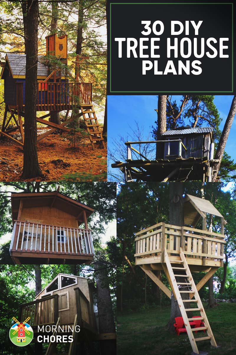 30 DIY Tree House Plans & Design Ideas for Adult and Kids ...