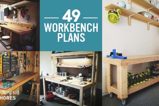 49 Free DIY Workbench Plans & Ideas to Kickstart Your Woodworking Journey