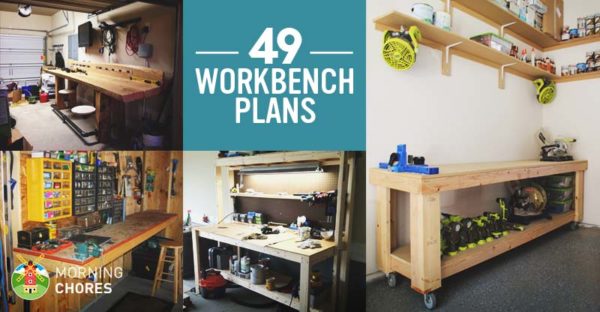 49 Free DIY Workbench Plans & Ideas to Kickstart Your Woodworking Journey