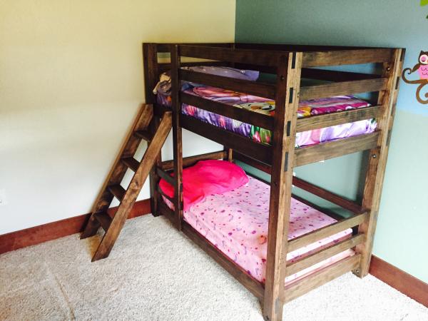 31 Diy Bunk Bed Plans Ideas That Will, How To Make A Simple Wooden Bunk Beds