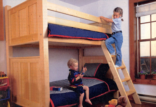 31 Diy Bunk Bed Plans Ideas That Will, How To Make Bunk Bed Ladder Safer