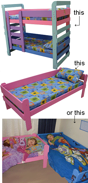 31 Diy Bunk Bed Plans Ideas That Will, Bunk Bed For Three Year Old