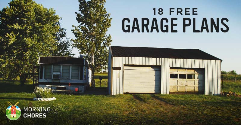 Diy Garage Plans With Detailed Drawings, Free 3 Car Detached Garage Plans