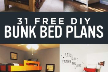 31 Free DIY Bunk Bed Plans for Kids and Adults