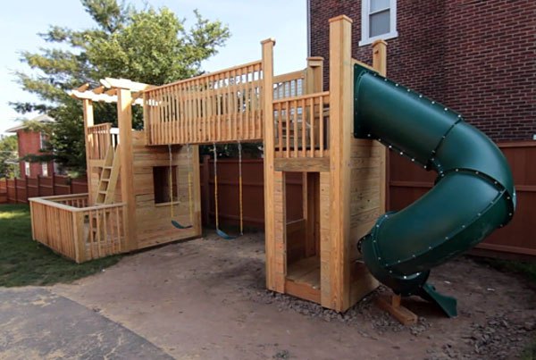 Diy Swing Set Plans For Your Kids, How To Build A Playground Area