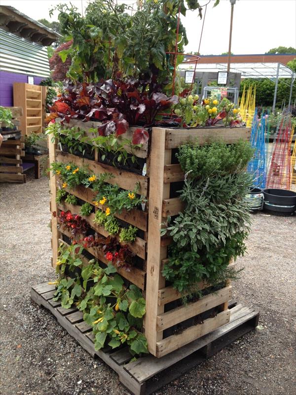 Diy Pallet Garden Ideas To Upcycle, How To Make A Vegetable Garden With Pallets