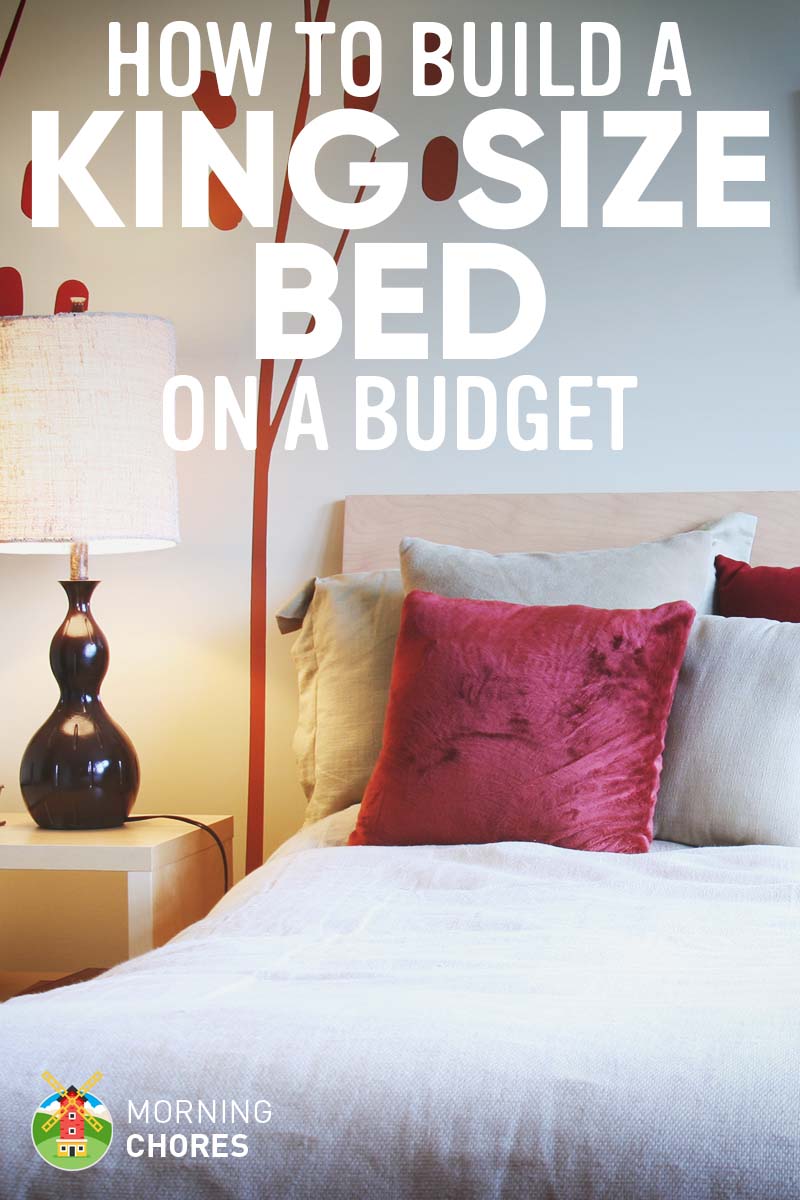 Diy King Size Bed Frame On A Budget, Simple King Size Bed Frame Diy Plans