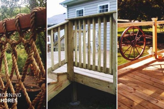 32 DIY Deck Railing Ideas & Designs That Are Sure to Inspire You