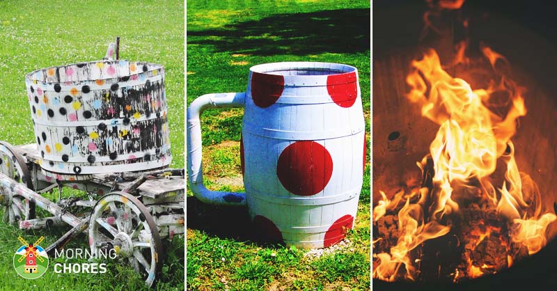 22 Unique Diy Burn Barrel Design Ideas, How To Build A Fire Pit For Burning Trash