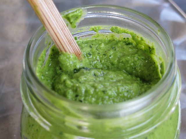 Pesto is an obvious way for using herbs