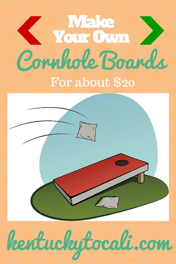 cornhole board plans