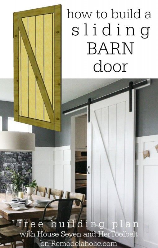 Diy Barn Door Plans And Ideas, Homemade Sliding Door