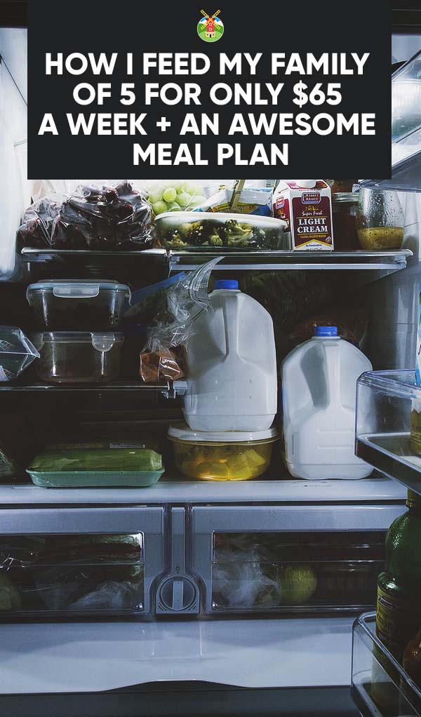 Healthy & Cheap Meal Plan to Feed a Family of 5 for $65/Week