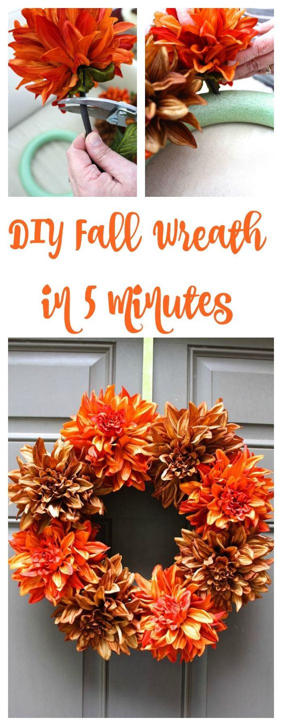 29 Festive Diy Fall Wreaths Sure To Brighten Your Home This Season,What Two Colors Make Light Purple