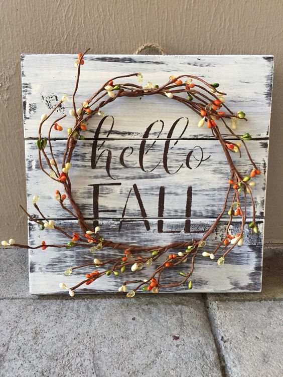27 Creative Fall Pallet Projects for Decorating Your Home on a Budget