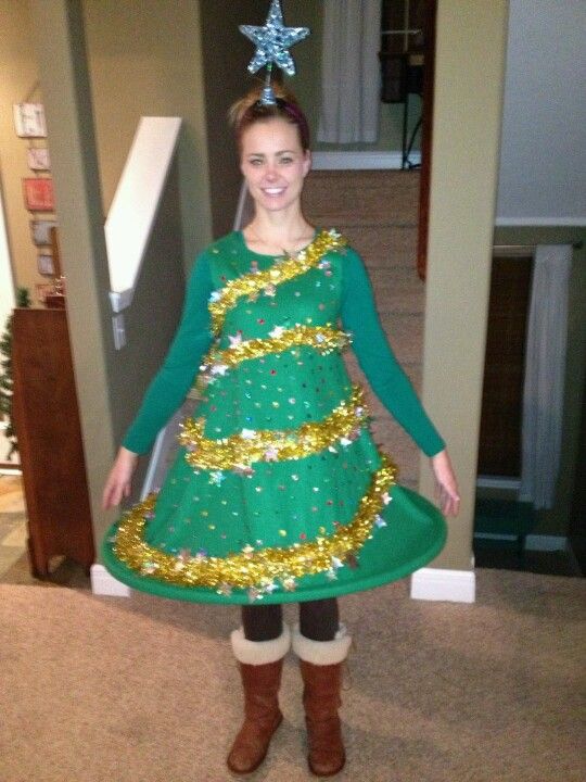 women's tacky christmas outfit