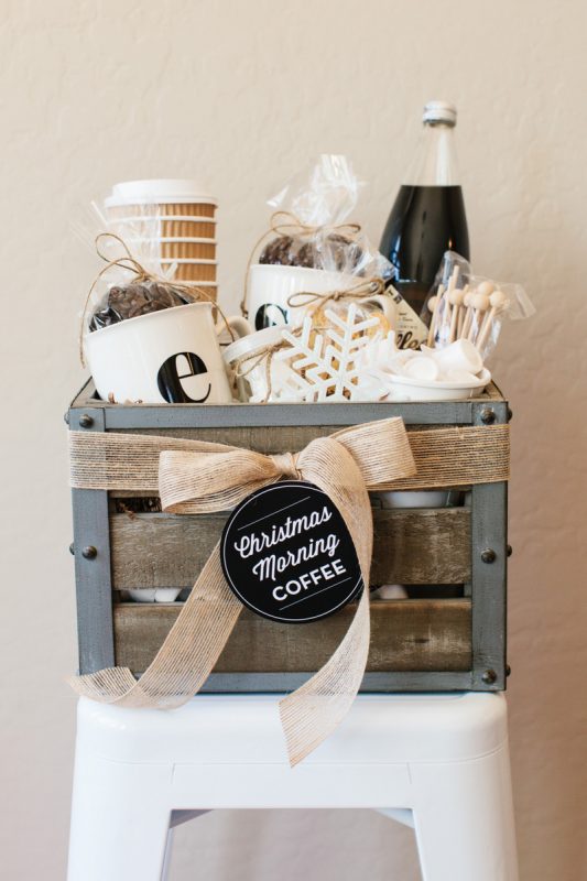 coffee gift basket ideas