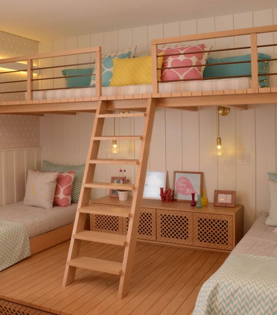 25 Diy Loft Beds Plans Ideas That Are, How To Make A Bunk Bed Look Nice