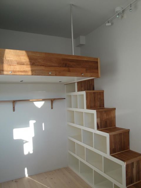 25 Diy Loft Beds Plans Ideas That Are, How To Build A Loft Bed With Stairs And Storage