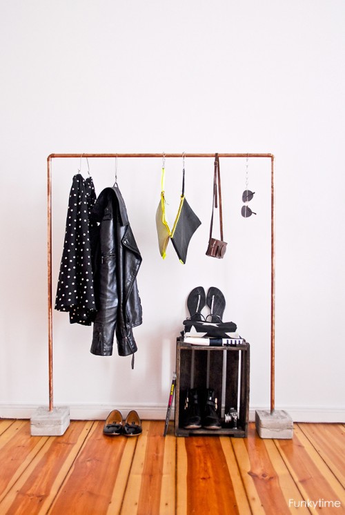 31 Diy Clothing Rack Ideas To, Wooden Garment Rack Plans
