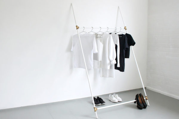 DIY clothing rack