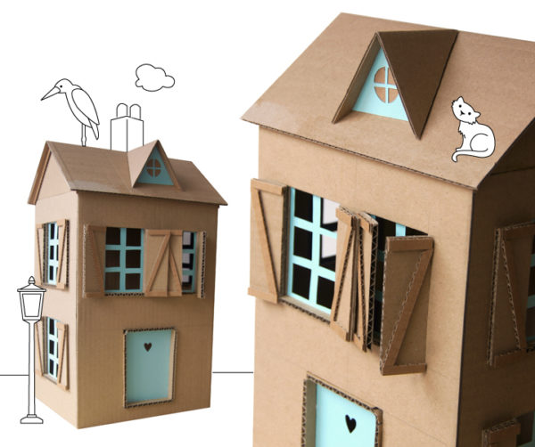 paper doll house making
