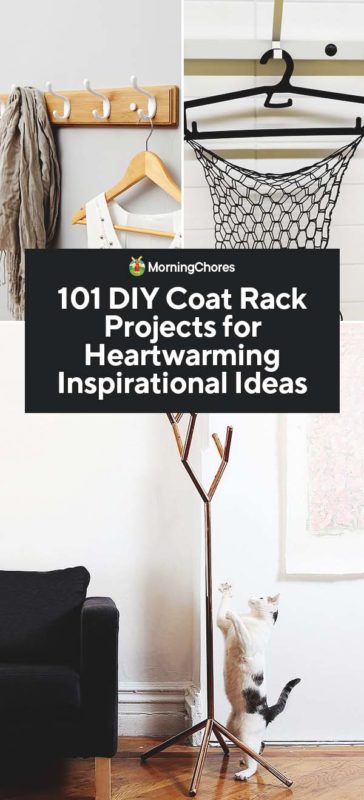 101 Diy Coat Rack Projects For Heartwarming Inspirational Ideas