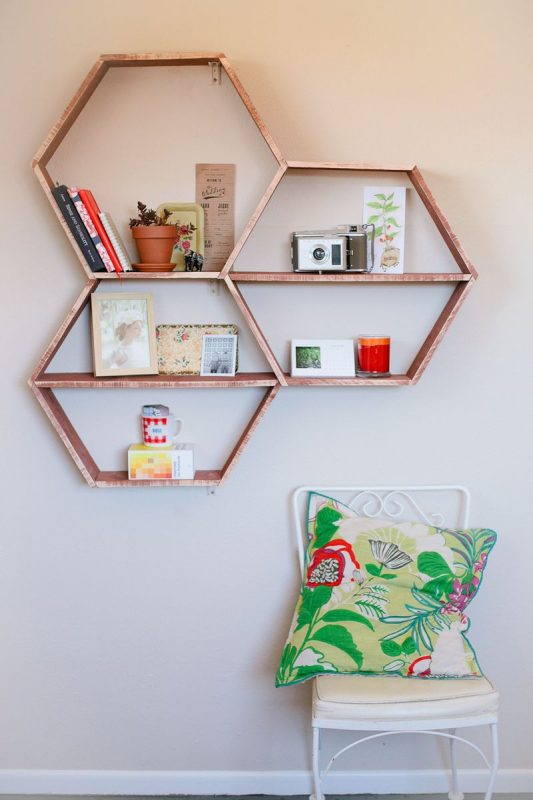 34 Diy Shelving Ideas That Are As Pretty They Practical - Unique Wall Shelf Ideas