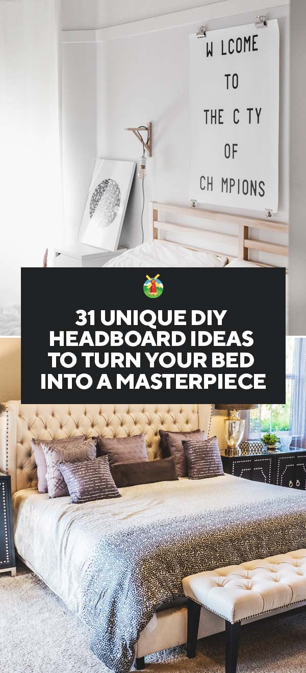 31 Unique DIY Headboard Ideas To Turn Your Bed Into a Masterpiece