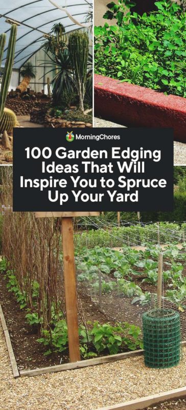 100 Garden Edging Ideas That Will, Landscape Edging Ideas Diy