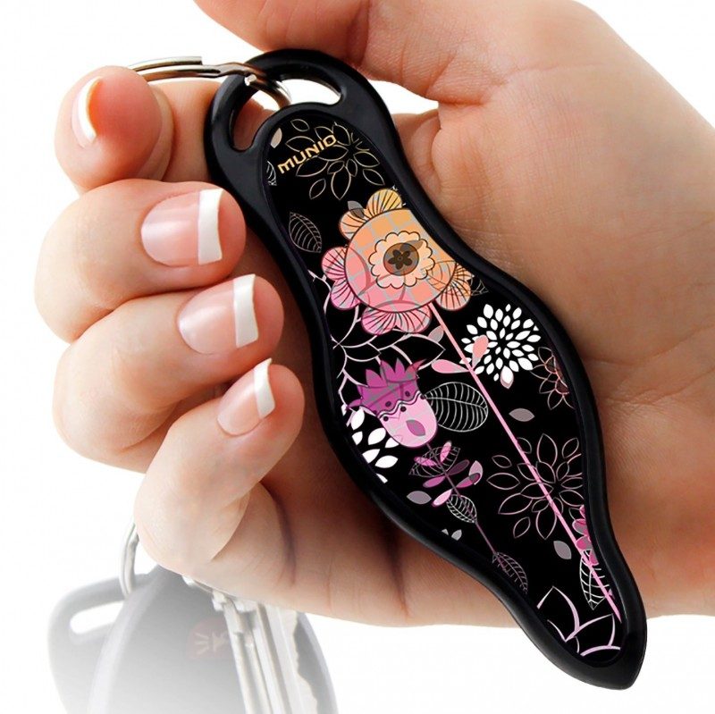 4 Pcs Nib Shape Hand Held Protect Tool BSTHP Self Defense Aluminum Keychain 4 Colors 