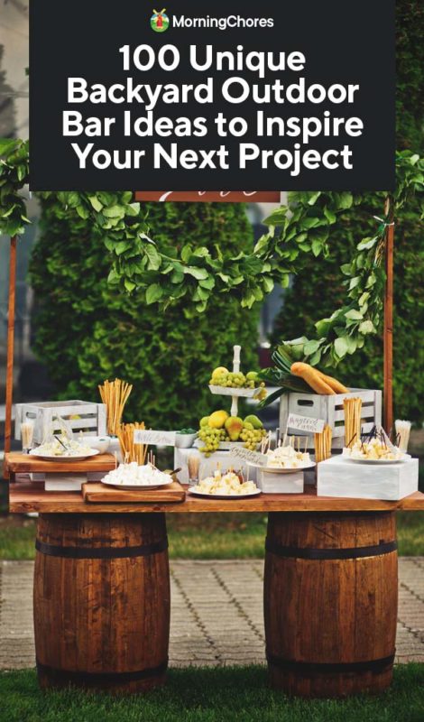 100 Diy Backyard Outdoor Bar Ideas To, How To Build An Outdoor Deck Bar