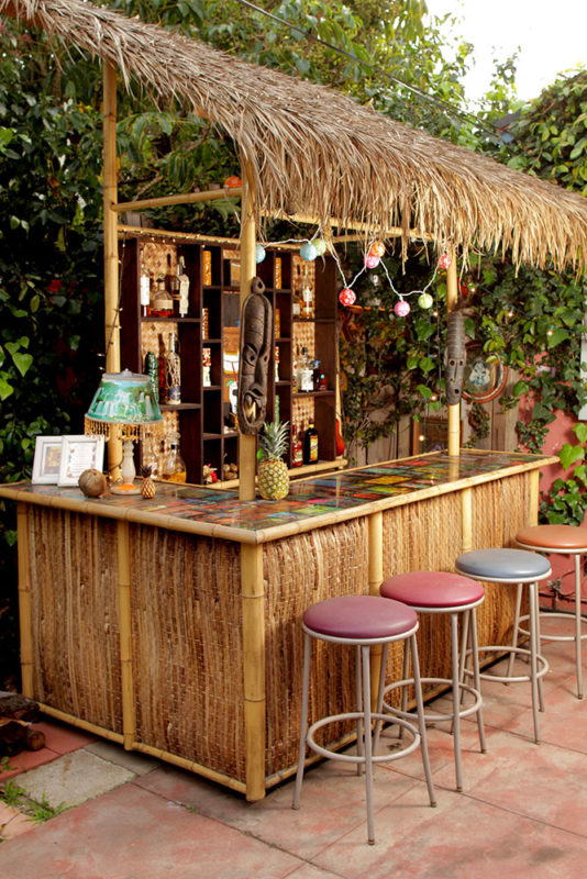 100 Diy Backyard Outdoor Bar Ideas To, How To Make An Outdoor Tiki Bar