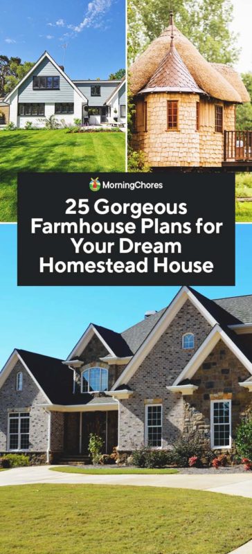 25 Gorgeous Farmhouse Plans For Your, Farmhouse Design Plans