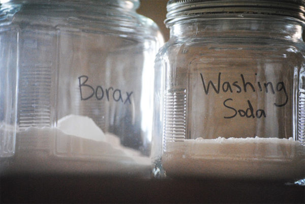 Borax can be used as a natural weed killer
