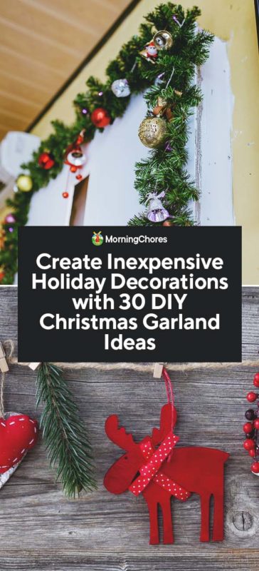 30 Diy Christmas Garland Ideas For Inexpensive Holiday Decorations