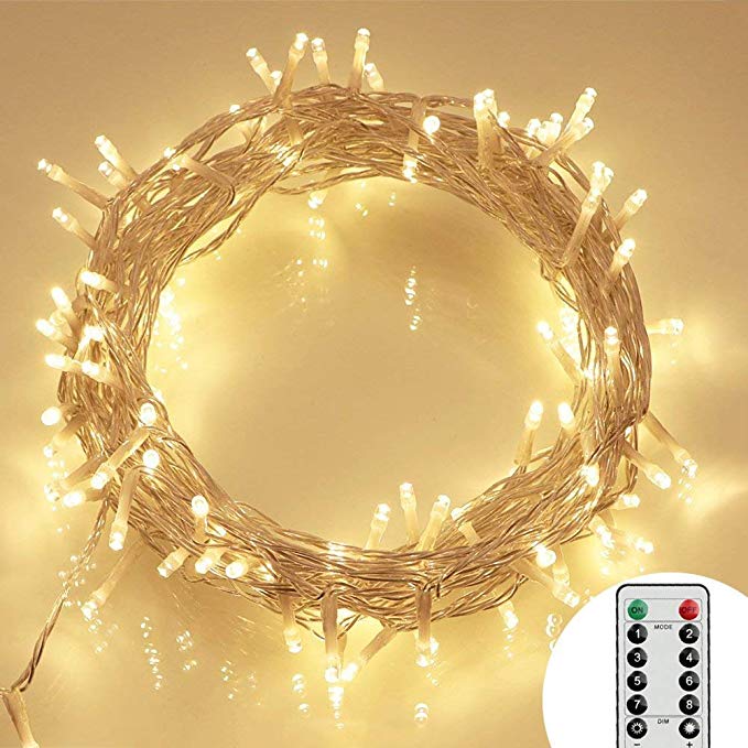 Koopower 36ft 100 LED Battery-operated Christmas Lights