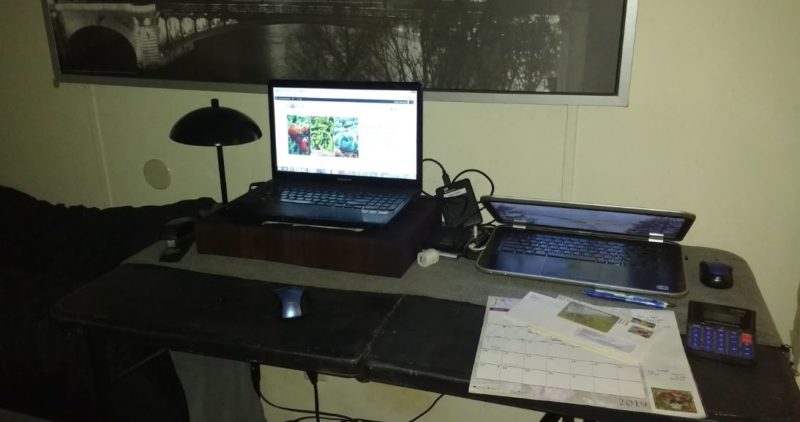 improving your office is an excellent indoor homesteading activity