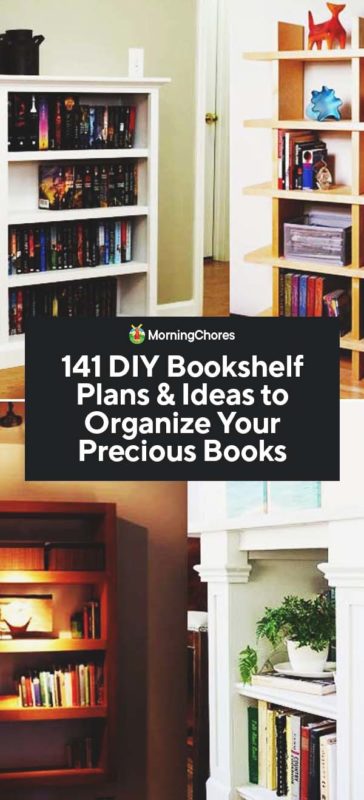 141 Diy Bookshelf Plans Ideas To