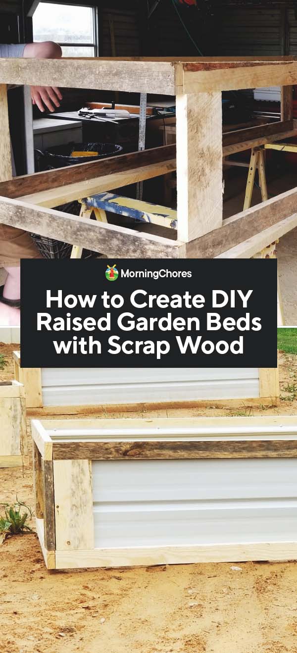 How to Create DIY Raised Garden Beds with Scrap Wood