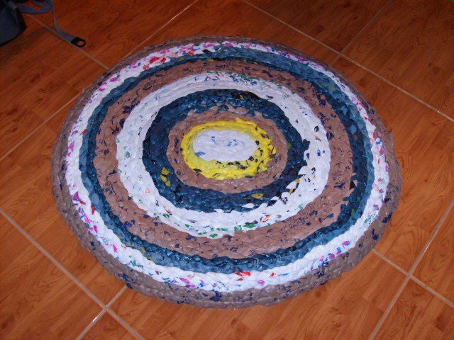 make a carpet is a brilliant idea for plastic bag recycling