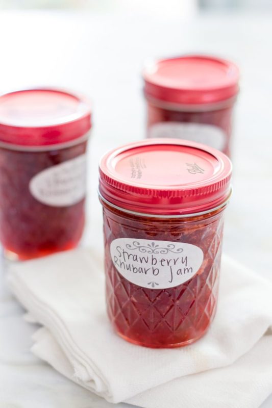 strawberry rhubarb jam recipes