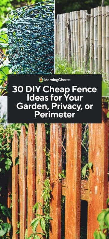 30 Diy Fence Ideas For Your Garden Privacy Or Perimeter - Inexpensive Garden Fence