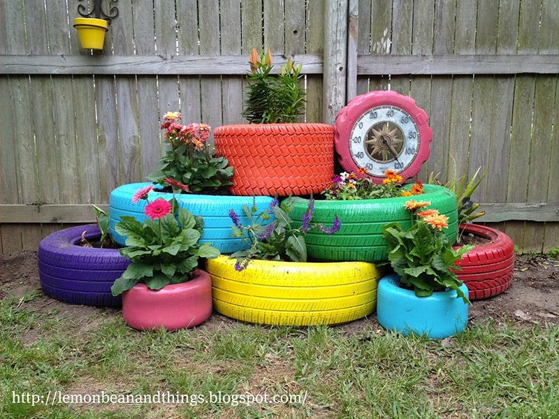 tire garden ideas