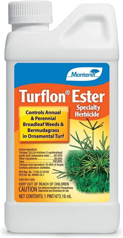 Monterey LG5518 Turflon Ester Specialty Herbicide Concentrate Broadleaf Weed Killer for Lawns