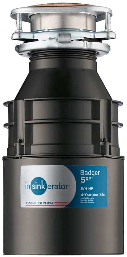 1HP Stainless Steel Garbage Disposal – 4-Stage Grinding, Continuous Feed, Quiet & Dishwasher Safe